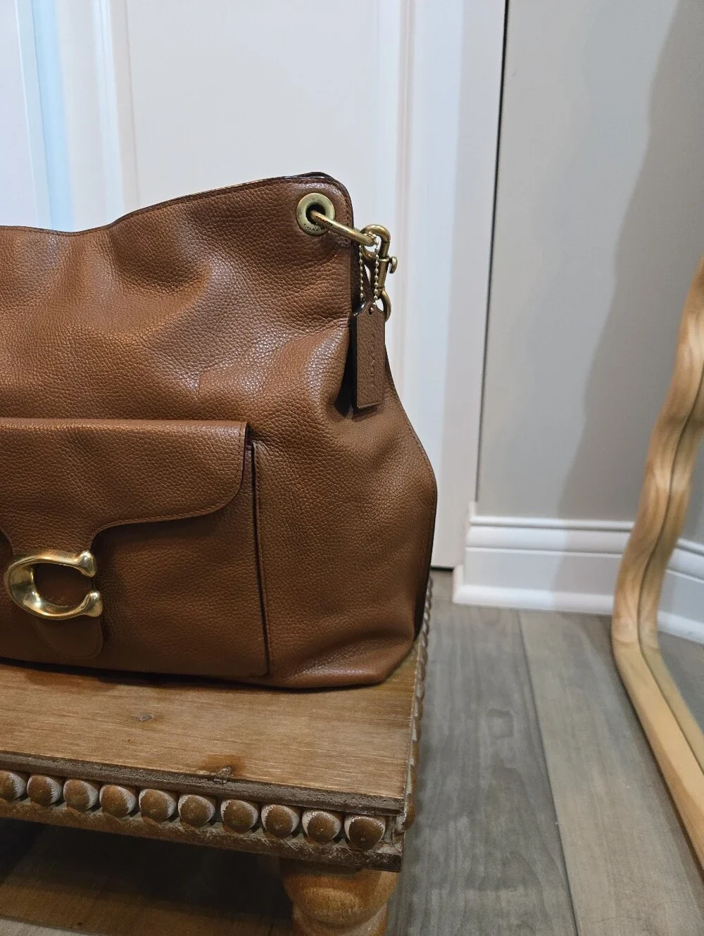 Coach Tabby Hobo Bag 78207 – Polished Pebble Leather | Saddle